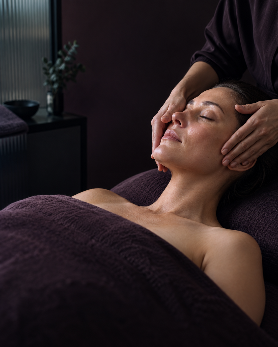 Professionel ansigtsmassage i rolige salonrammer
